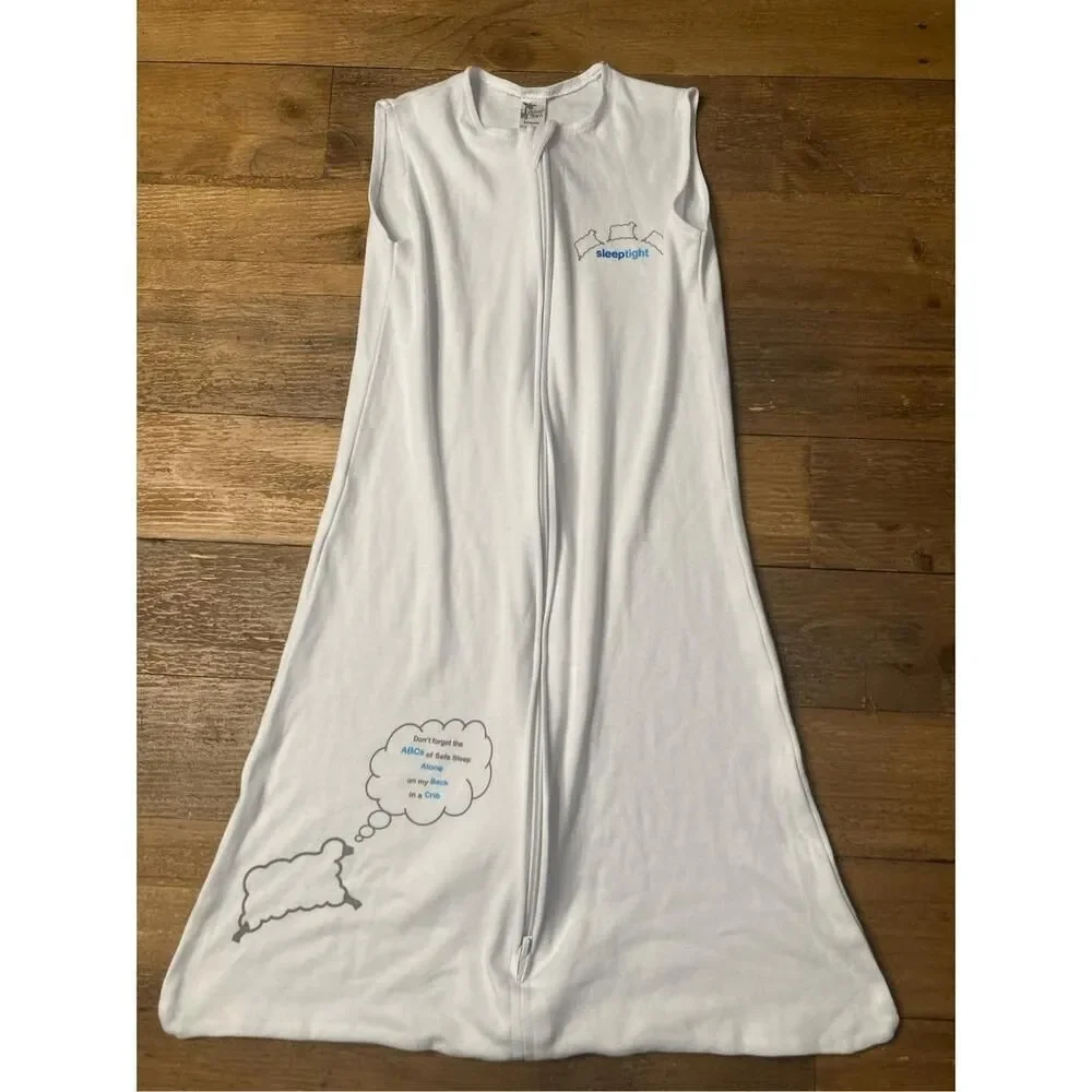Laughing Giraffe 0-6 month sleep sack white baby infant